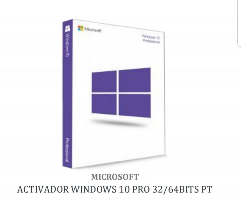 MICROSOFT-ACTIVADOR WINDOWS 10 PRO 32:64BITS PT